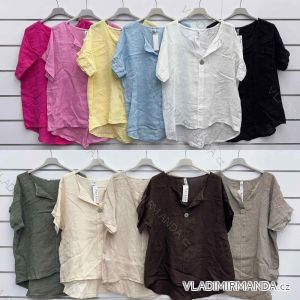 Women's short sleeve summer casual dress (S/M/L ONE SIZE) ITALIAN FASHION IMWGB25022