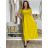 Short summer long sleeve women's dress, oversized (54/56/58 ONE SIZE) ITALIAN FASHION IM425070
