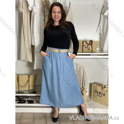 Elegante Hose mit Gürtel für Damen (S/M/L ONE SIZE) ITALIAN FASHION IM425057