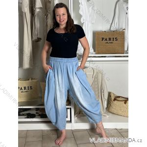 Kalhoty oversize dlouhé dámské INGE (M/L/XL ONE SIZE) ITALSKá MóDA IMSM25INGE