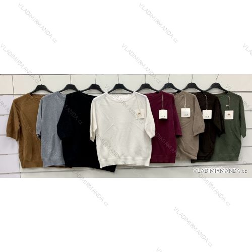 Langärmlige Tunika für Damen (S/M/L EINHEITSGRÖSSE) ITALIAN FASHION IMWCP25NEAPOL