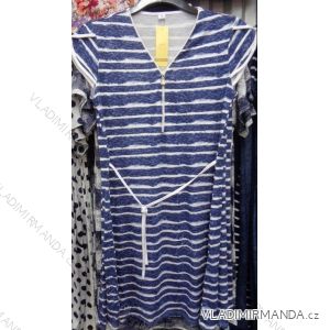 Šaty / tričko dlouhé dámské nadrozměrné (xl-3xl)  POLSKá MóDA PM117102