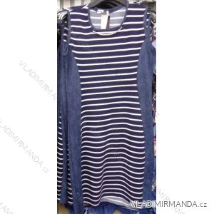 Šaty / tričko dlouhé dámské nadrozměrné (xl-3xl)  POLSKá MóDA PM117104