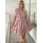 Women's short sleeve summer casual dress (S/M/L ONE SIZE) ITALIAN FASHION IMWGB25022