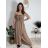 Elegant trousers with belt for women (S/M/L ONE SIZE) ITALIAN FASHION IM425057