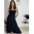 Elegante Hose mit Gürtel für Damen (S/M/L ONE SIZE) ITALIAN FASHION IM425057 S / M / L Königsblau