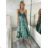 Šaty dlouhé letní na ramínka dámské RAMONA (S/M/L ONE SIZE) INDICKÁ MÓDA IMWKA251062