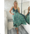 Šaty dlouhé letní na ramínka dámské RAMONA (S/M/L ONE SIZE) INDICKÁ MÓDA IMWKA251062