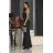 Women's Strapless Long Satin Party Dress (34-42) POLISH FASHION PMLEL24NATHALIE black 36