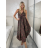 Women's Long Sleeve Summer Shirt Dress (S/M/L ONE SIZE) INDIAN FASHION IMWY23123 S / M / L dark pink