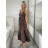 Women's Long Sleeve Summer Shirt Dress (S/M/L ONE SIZE) INDIAN FASHION IMWY23123 S / M / L dark pink