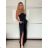 Overal dlhý elegantný carmen na ramienka dámsky (XS/S/M ONE SIZE) TALIANSKA MÓDA IMWHP25956/DUR -   tmavo modrá -   XS/S/M