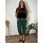 Plus Size Women's Long Stretch Pants (XL/2XL ONE SIZE) ITALIAN FASHION IMC22810