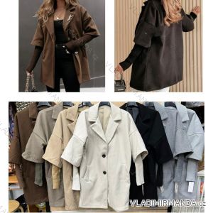 Kabát podzimní dlouhý rukáv dámský (S/M/L ONE SIZE) INDICKÁ MÓDA IMWKA252701