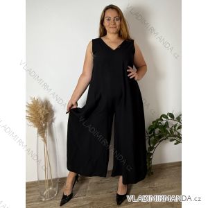 Dlouhý overal na ramínka dámské nadrozměr JITA (46/48/50 ONE SIZE) ITALSKÁ MÓDA IMPVN251111/DUR
