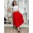 Lange Sommerhose in Übergröße für Damen (S/M/L Einheitsgröße) ITALIAN FASHION IM425271 S / M / L rot