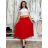 Lange Sommerhose in Übergröße für Damen (S/M/L Einheitsgröße) ITALIAN FASHION IM425271 S / M / L rot