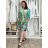 Women's Summer 3/4 Long Sleeve Dress (S/M ONE SIZE) INDIAN FASHION IMPEM23CA772