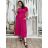 Elegante Hose mit Gürtel für Damen (S/M/L ONE SIZE) ITALIAN FASHION IM425057 schwarz 44/46/48