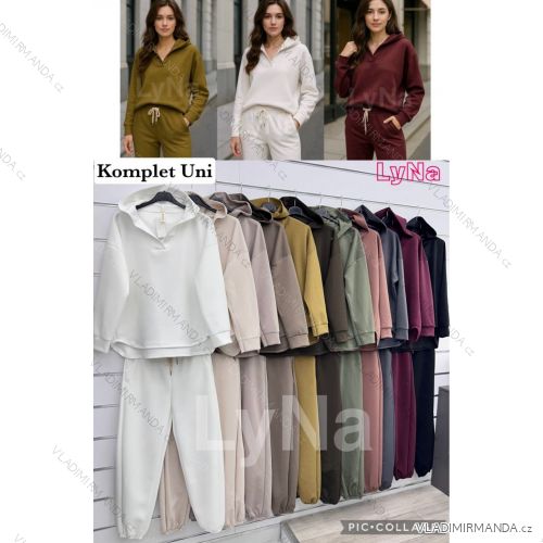 Souprava tepláková mikina dlouhý rukáv a tepláky dlouhé dámské (S/M/L ONE SIZE) IMWDL252729