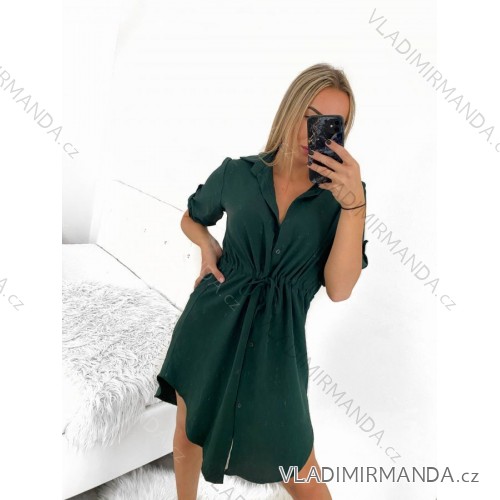 Shirt 3/4 sleeve ladies strip (4XL/5XL ONE SIZE) ITALSKÁ MÓDA IM422026