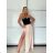 Women's short sleeve summer casual dress (S/M/L ONE SIZE) ITALIAN FASHION IMWGB25022