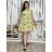 Women's Sleeveless Summer Dress (L/XL ONE SIZE) ITALIAN FASHION IMPEM23C4192