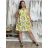 Women's Sleeveless Summer Dress (L/XL ONE SIZE) ITALIAN FASHION IMPEM23C4192
