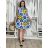 Women's Sleeveless Summer Dress (L/XL ONE SIZE) ITALIAN FASHION IMPEM23C4192 M/L/XL blue