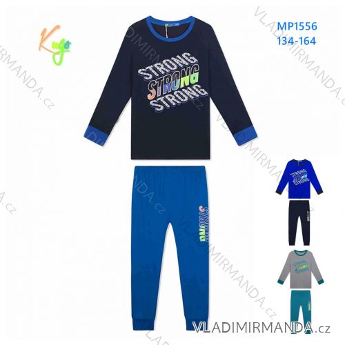 Pyžamo dlouhé dorost chlapecké (134-164) KUGO MP1556