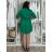 Women's long sleeve tunic (S/M/L ONE SIZE) ITALIAN FASHION IMWCP25NEAPOL green S / M / L