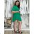 Women's long sleeve tunic (S/M/L ONE SIZE) ITALIAN FASHION IMWCP25NEAPOL green S / M / L