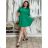Women's long sleeve tunic (S/M/L ONE SIZE) ITALIAN FASHION IMWCP25NEAPOL green S / M / L