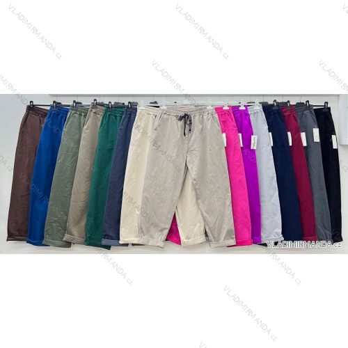 Women's Summer Long Harem Pants (42/44/46 ONE SIZE) ITALIAN FASHION IM424361