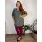 Elegantes Damen-Partykleid mit langen Ärmeln (S/M ONE SIZE) ITALIAN FASHION IM322STELA