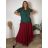 Elegante Hose mit Gürtel für Damen (S/M/L ONE SIZE) ITALIAN FASHION IM425057  dunkler Smaragd