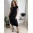 Šaty dlouhé elegantní letní krátký rukáv dámské RAVEN (XS/S/M ONE SIZE) ITALSKÁ MÓDA IMWHD252152