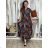 Šaty dlhé letné krátky rukáv dámske LUSISA (S/M/L ONE SIZE) TALIANSKA MÓDA IMPEM2555620-5/DUR S/M/L zelená