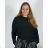 Warmer Langarmpullover für Damen in Übergröße (56/58 EINHEITSGRÖSSE) ITALIAN FASHION IMD24357