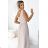 Langes ärmelloses Abendkleid für Damen SUSAN (L,XL) ITALIAN FASHION NUM254902/DR XL beige