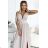 Langes ärmelloses Abendkleid für Damen SUSAN (L,XL) ITALIAN FASHION NUM254902/DR XL beige