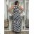 Šaty dlhé letné bez rukávov dámske BENNY  (S/M/L ONE SIZE) TALIANSKA MÓDA IMM25M29421/DU S/M/L biela
