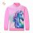 Langarm-Sweatshirt mit Reißverschluss für Kinder, Jugendliche, Mädchen (116-146) KUGO PT2506