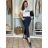 Kalhoty strečové dlouhé dámské (S/M/L ONE SIZE) ITALSKá MODA IM4240137