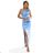 Women's long sleeveless formal dress AURORA (S/M/L ONE SIZE) ITALIAN FASHION NUM255801/DR light blue S/M/L