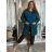 Langarm-Cardigan für Damen in Übergröße (56/58 EINHEITSGRÖSSE) ITALIAN FASHION IMWQ24295