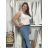 Sommer-Tanktop für Damen (L/XL ONE SIZE) ITALIAN FASHION IMM23M071 S / M / L schwarz