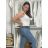 Sommer-Tanktop für Damen (L/XL ONE SIZE) ITALIAN FASHION IMM23M071 S / M / L schwarz