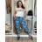 Nohavice strečové dlhé dámske (S/M/L ONE SIZE) TALIANSKA MODA IM424274/DR S/M/L čierna