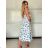 Šaty letné citrónky lemon, leopardie a kvetované na ramienka dámske (XS/S/M ONE SIZE) TALIANSKA MÓDA IMWCN251858